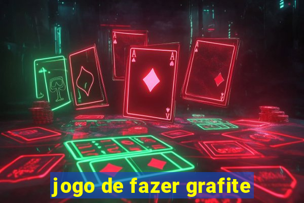 jogo de fazer grafite